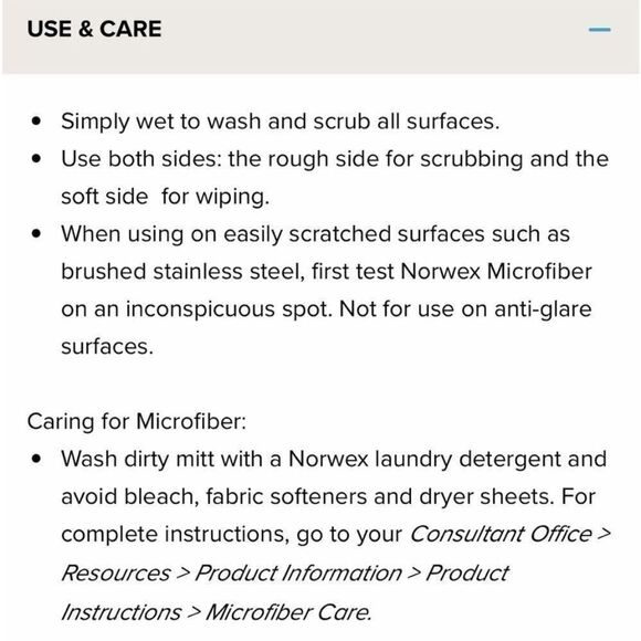 Norwex Bathroom Scrub Mitt NWOT - Picture 10 of 13